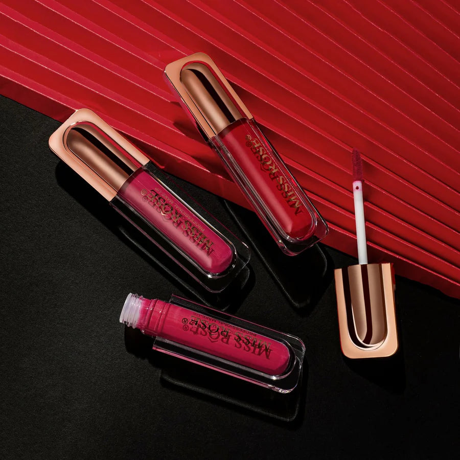 Missrose Pack of 03 Velvet Luxe Liquid Lip Gloss