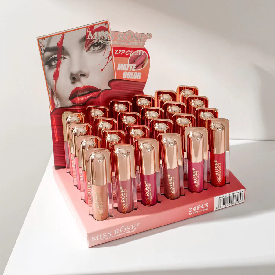 Missrose Pack of 03 Velvet Luxe Liquid Lip Gloss