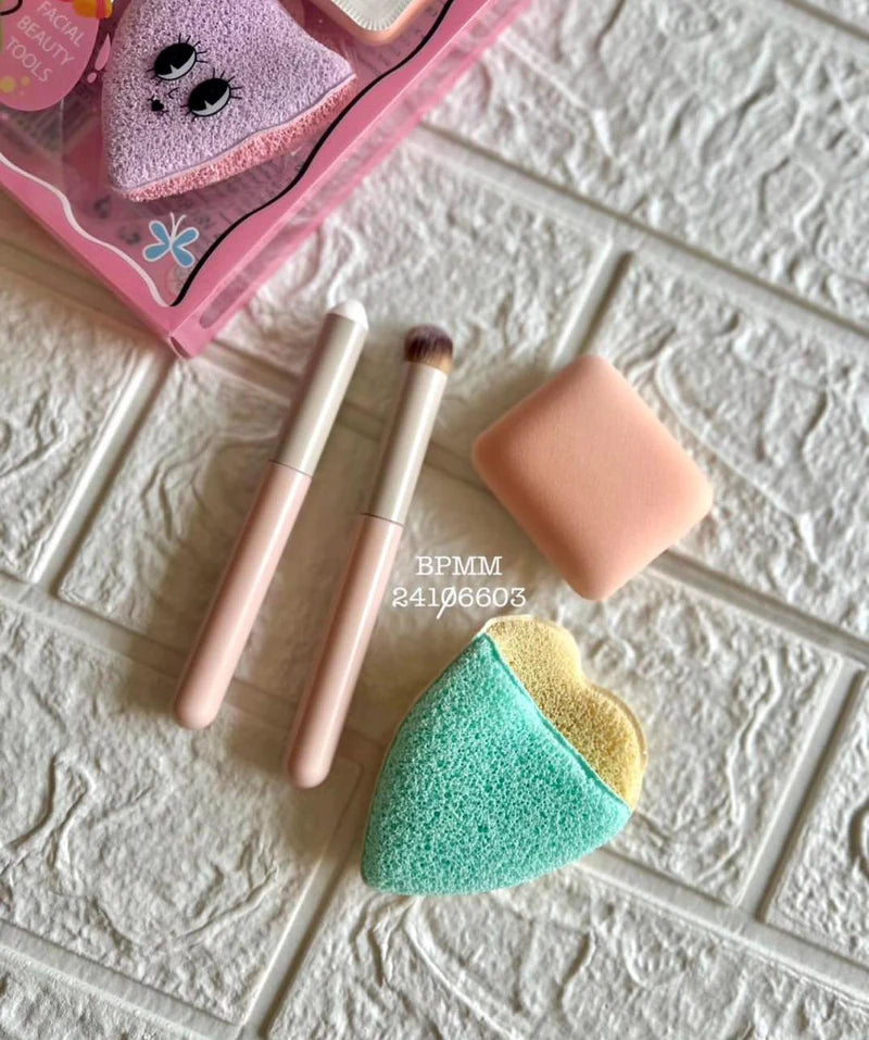 Kiss Lovely Pack of 04 Mix Blender And Brushes Set