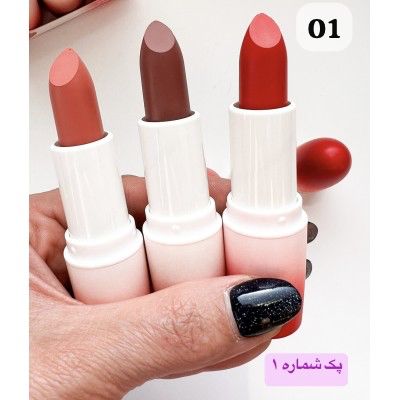 Color Castle Velvet Matte Lipstick Trio – Waterproof & Smudge-Proof Shades