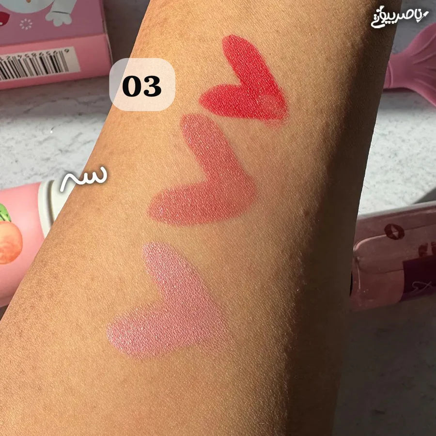Color Castle Velvet Matte Lipstick Trio – Waterproof & Smudge-Proof Shades