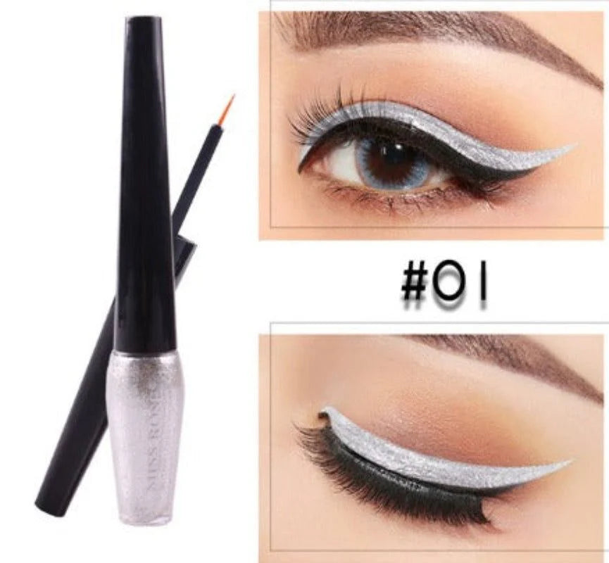 Miss Rose 2 PC makeup Daimond Liquid Glitter Eyeliner