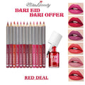 KATHLEEN Lipstick Pencil 12Pcs Set + Benefit Benetint Cheek & Lip Stain 12.5ml