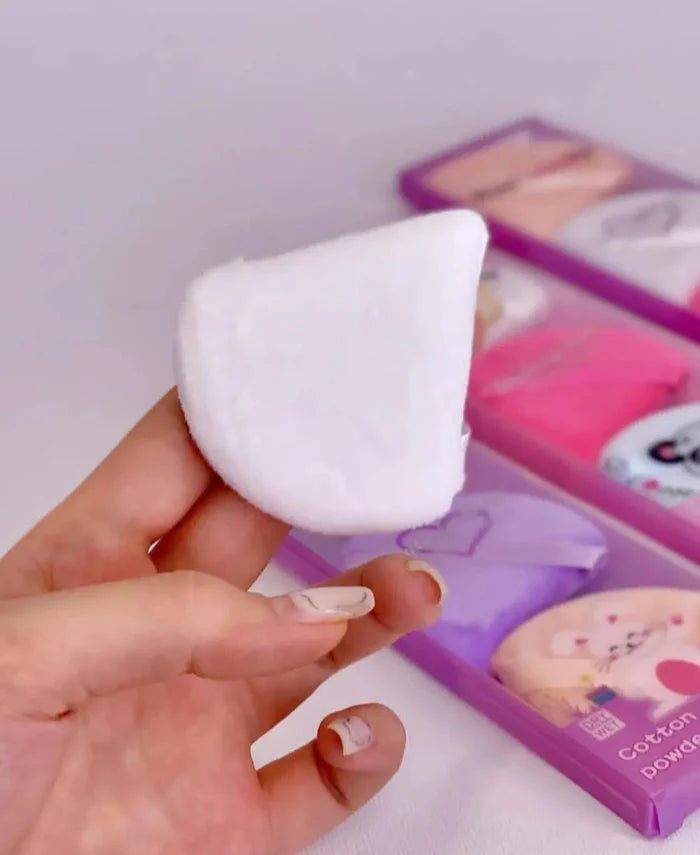 Sweetbeauty Fluffy Sponge Powder Puff Face Soft Pack Of 3Pcs