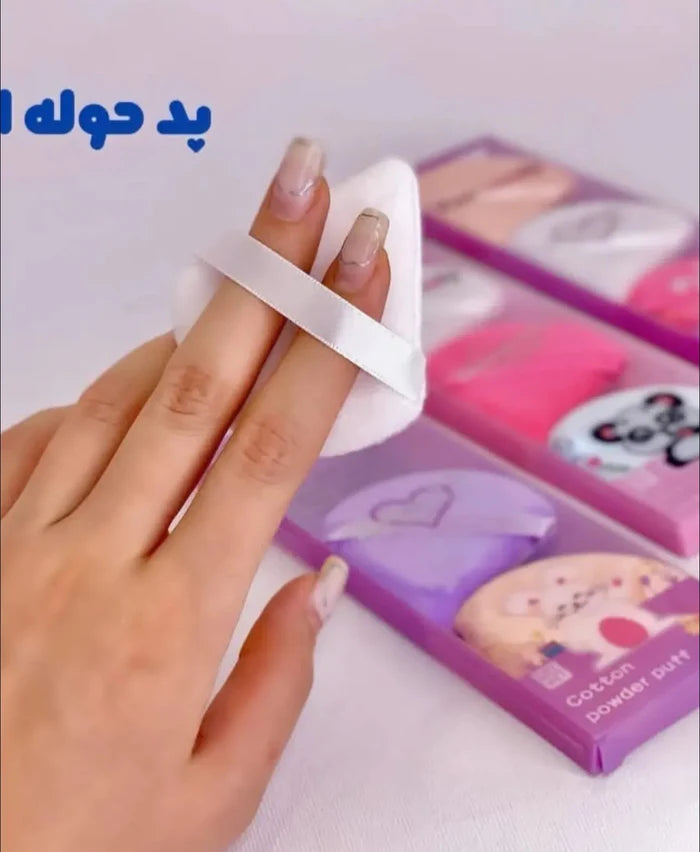 Sweetbeauty Fluffy Sponge Powder Puff Face Soft Pack Of 3Pcs