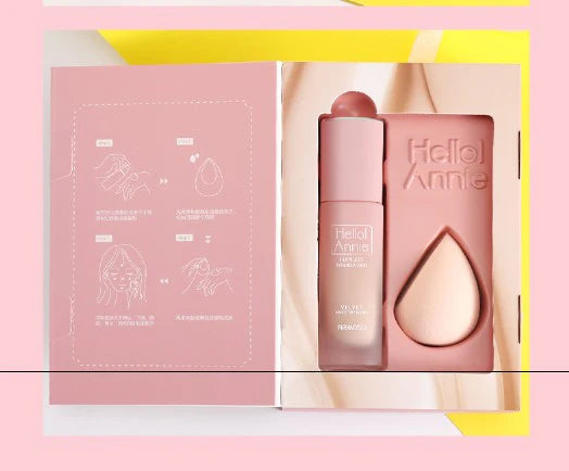 ARMOSO Flawless Velvet Moisturising Foundation Beauty Egg set long-lasting waterproof