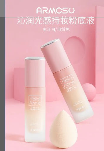ARMOSO Flawless Velvet Moisturising Foundation Beauty Egg set long-lasting waterproof