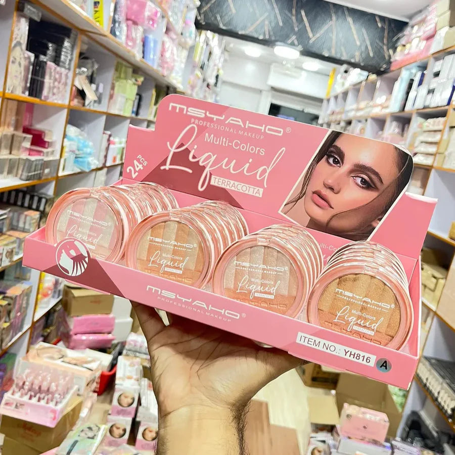 MSYAHO 4Pc Multi-Color Terracotta Blush Set YH816