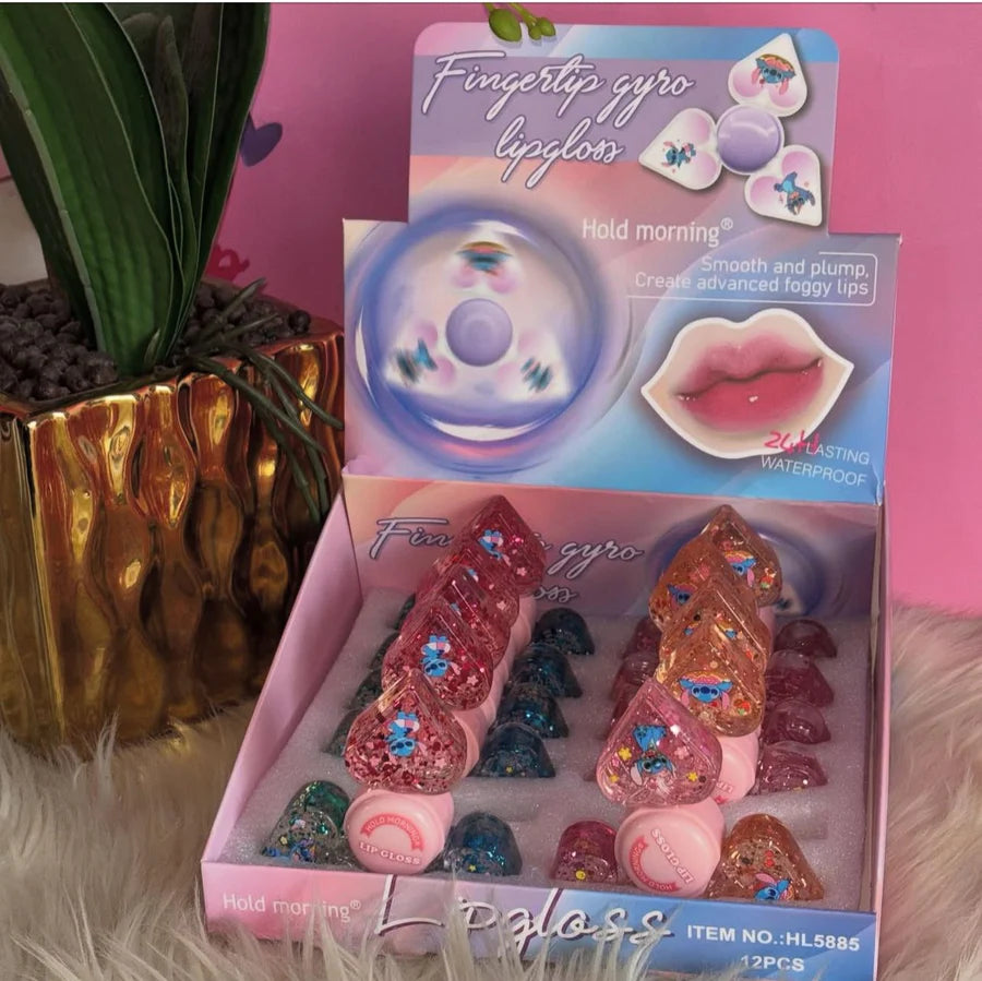 Hold Morning Korean 3 in 1 Fidget Spinner Lipgloss