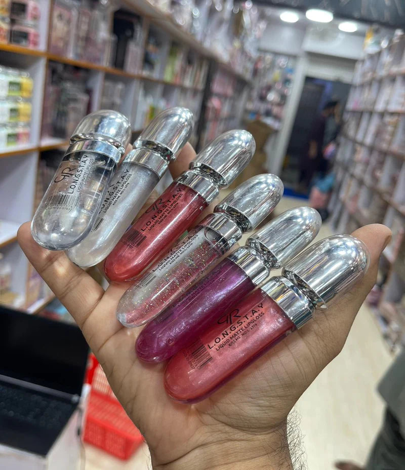 GR Longstay Shimmer Gloss Collection – 6 Shades Set