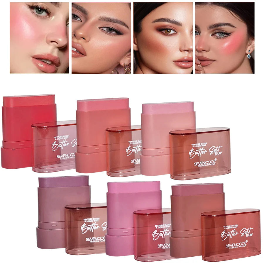 **Seven Cool 3PCS Mini Juicy Blush Stick Set**