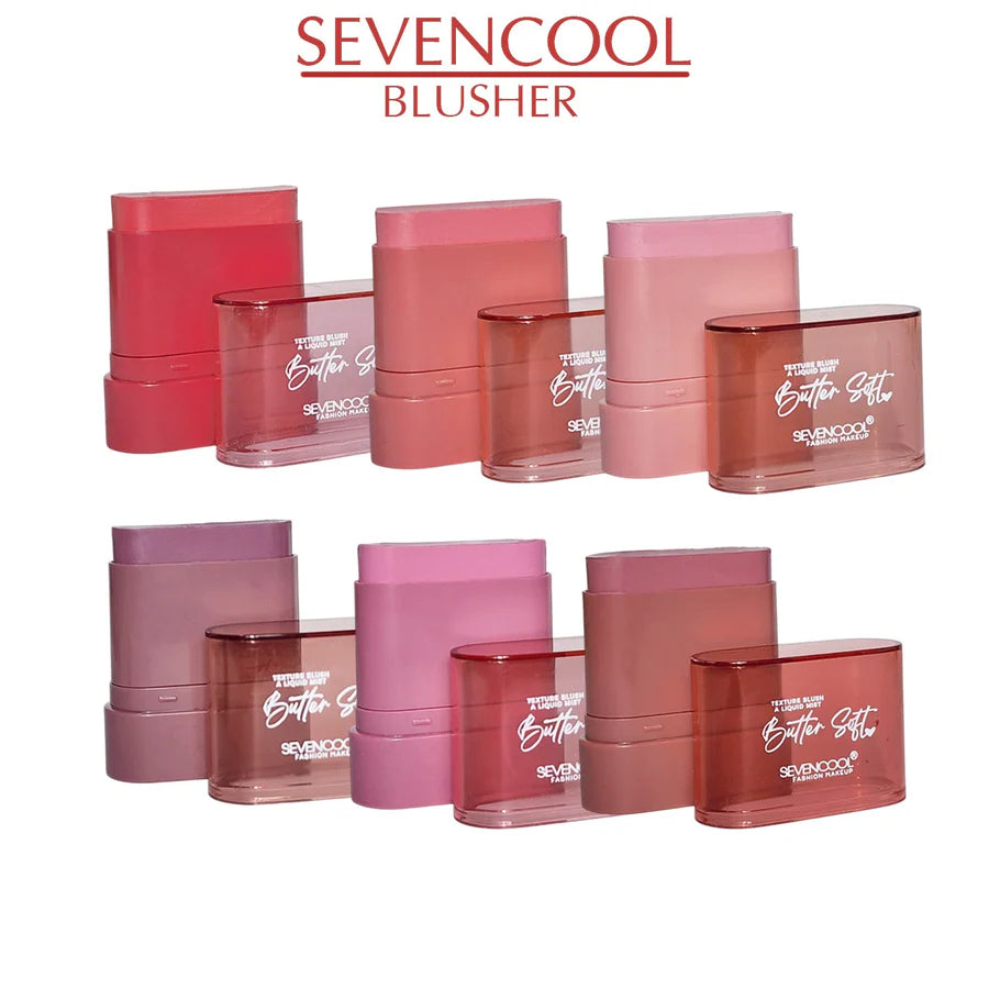 **Seven Cool 3PCS Mini Juicy Blush Stick Set**