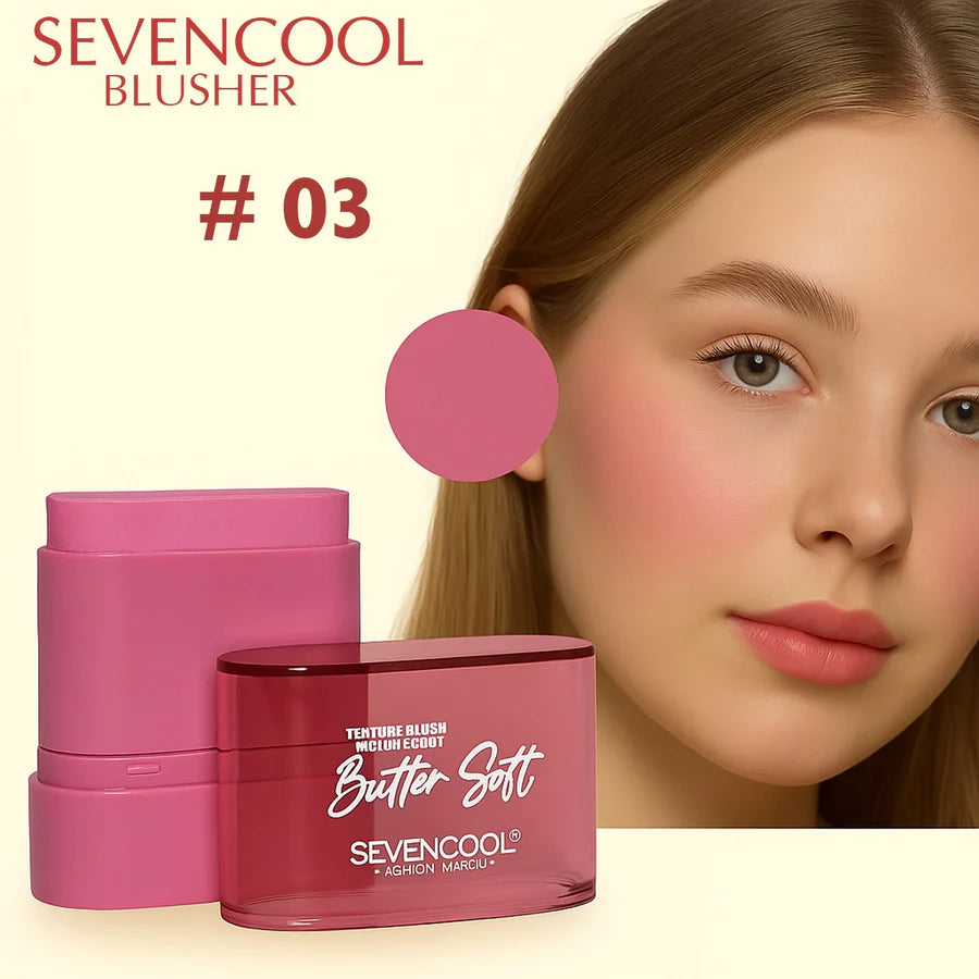 **Seven Cool 3PCS Mini Juicy Blush Stick Set**