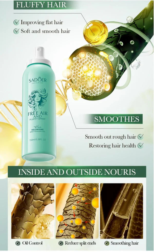 Sadoer Free Air And Fluffy Volumising Hair Spray
