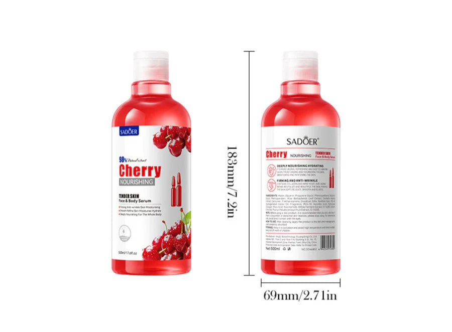 SADOER Cherry Smooth Skin Face & Body Serum 500ml