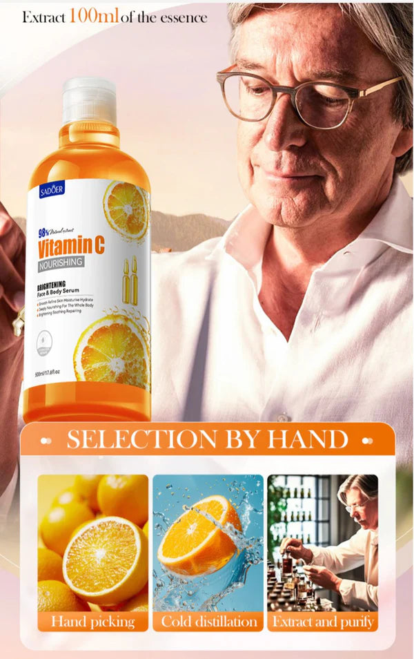 SADOER Vitamin C Smooth Skin Face & Body Serum 500ml