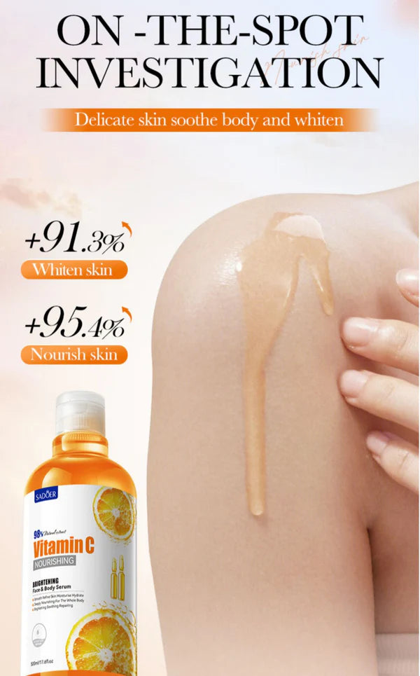 SADOER Vitamin C Smooth Skin Face & Body Serum 500ml