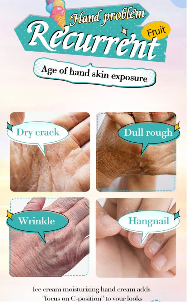 **SADOER Ice Cream Hydrating Hand Cream Set (5 × 20g)**