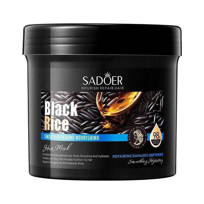 SADOER Black Rice Smooth Repairing Hair Mask 500gm