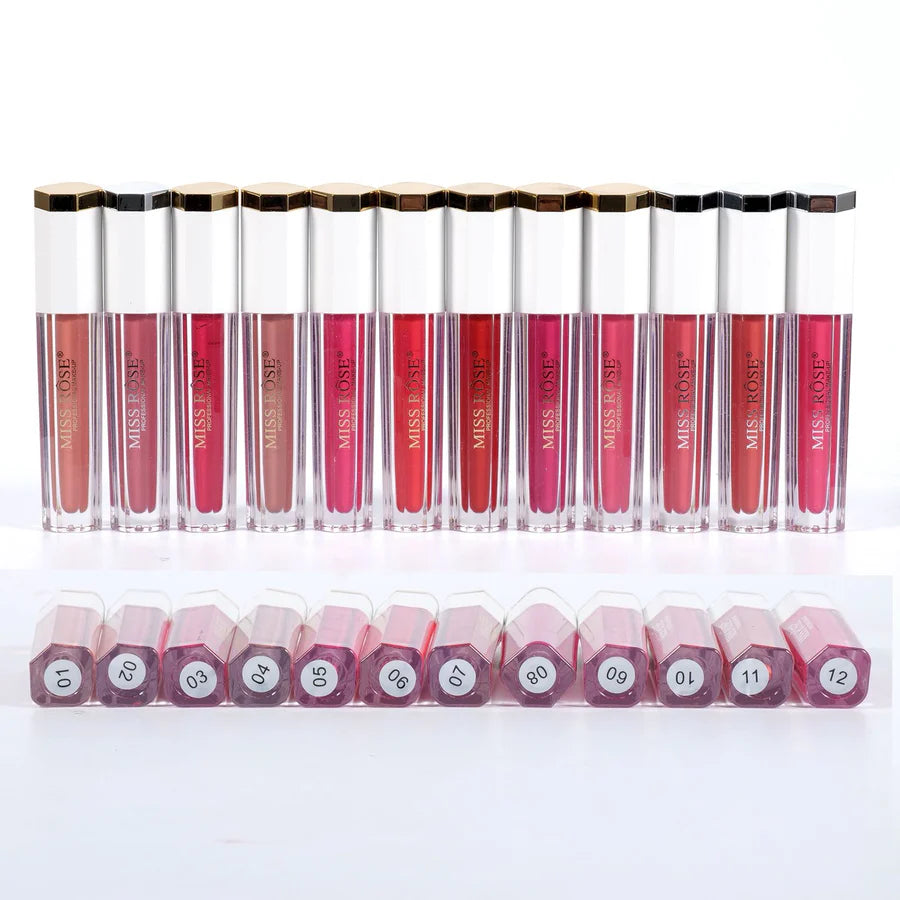 Miss Rose 6 PC Super lasting Matte lip gloss