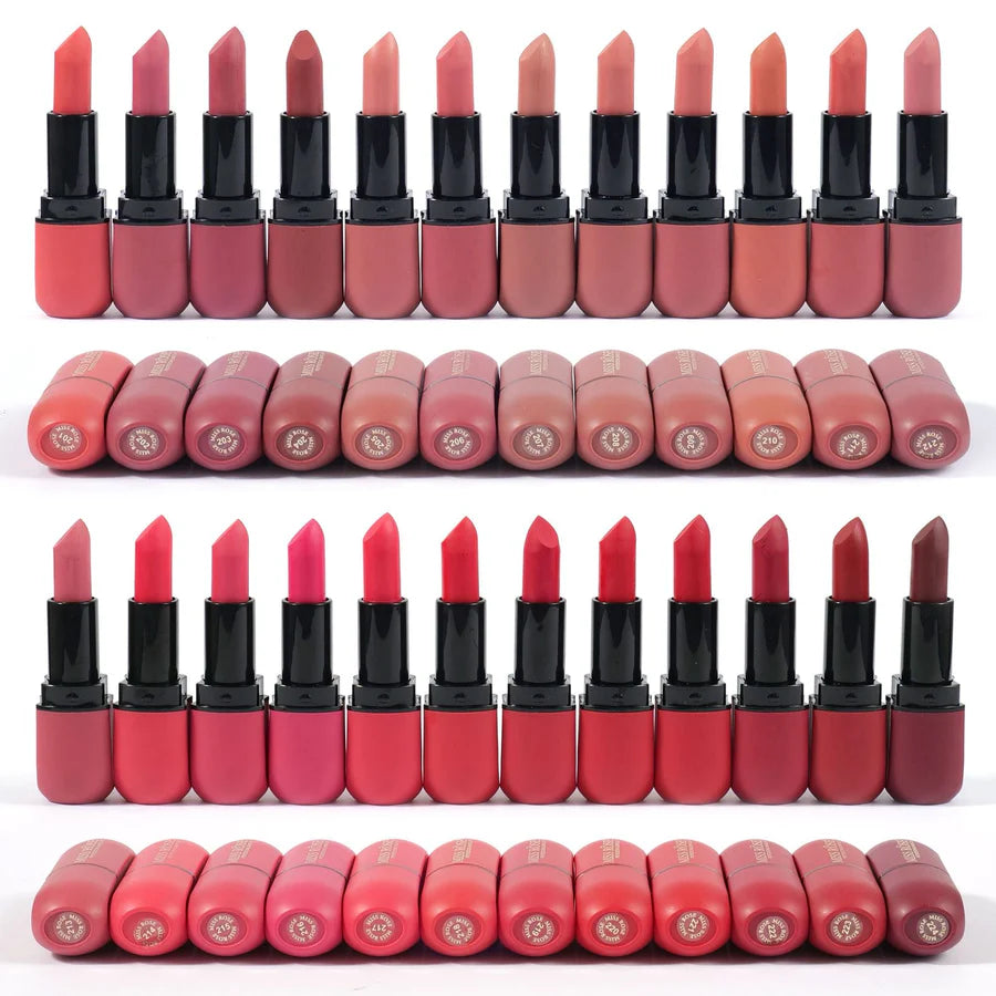 Miss Rose Pack of 06 Double Accurate Matte Lipstick