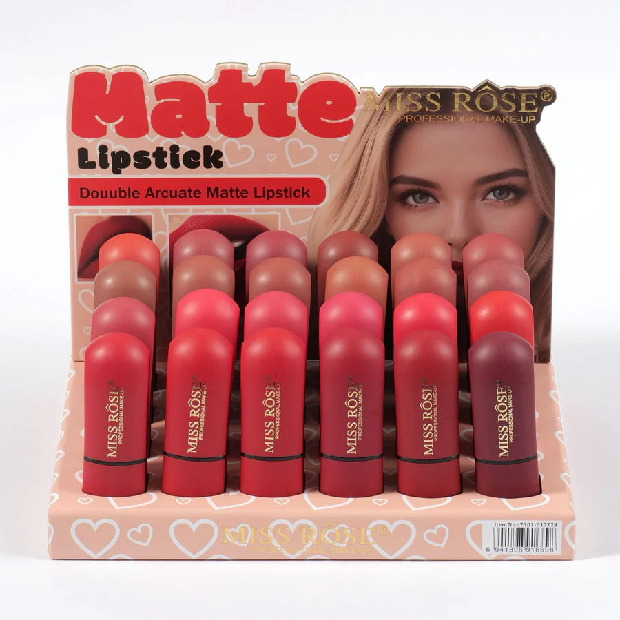Miss Rose Pack of 06 Double Accurate Matte Lipstick