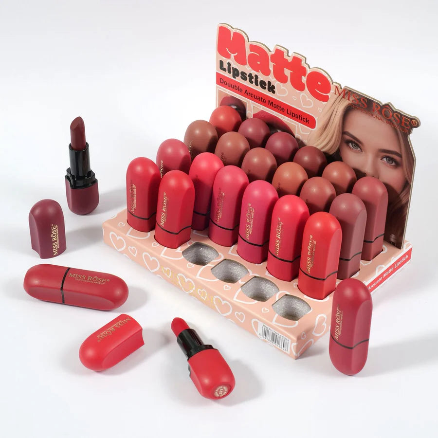 Miss Rose Pack of 06 Double Accurate Matte Lipstick