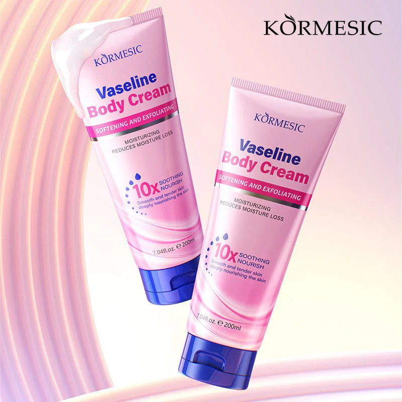 **KORMESIC Vaseline Softening & Exfoliating Body Cream 200ml**
