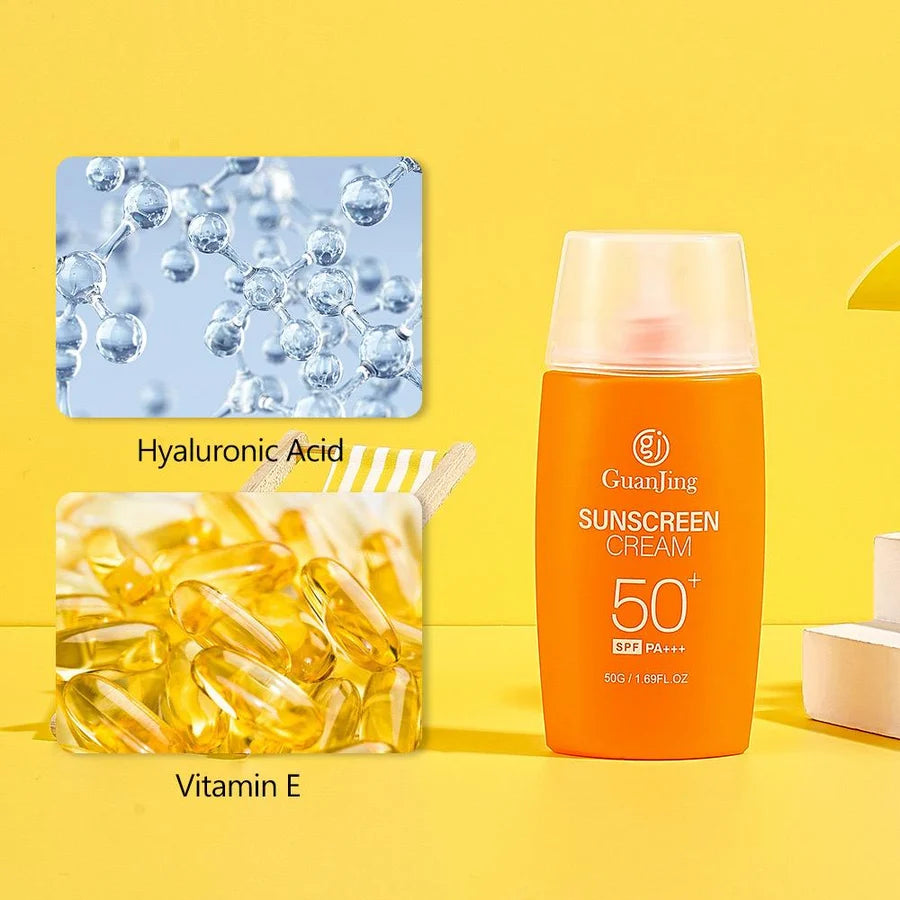 **GUANJING SPF50+ Anti-Aging Sunscreen Cream 50g**