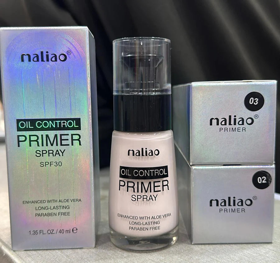 Maliao Oil Control Long Lasting Paraben Free Primer Spray 40ml