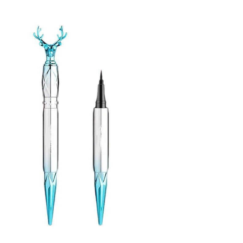 "Deer Look Back" Silky Liquid Eyeliner – Precision Tip with Elegant Antler Design