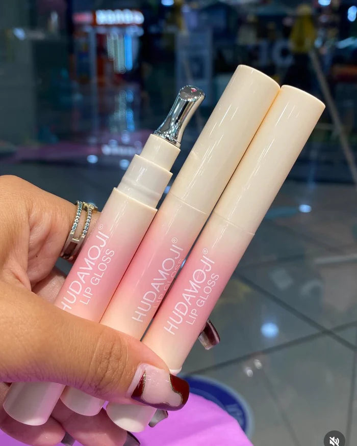 HudaMoji Fancy Honey Lip Gloss – Deep Nourishment & Long-Lasting Shine