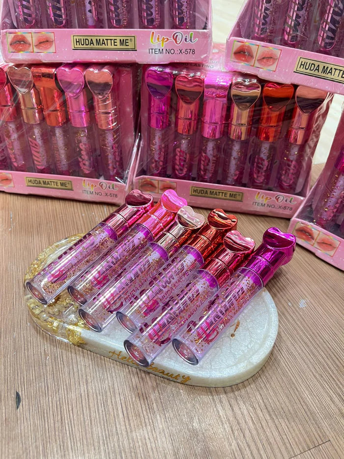 Huda Matte Me 1 PC Fashion Color Transparent Makeup Lipgloss