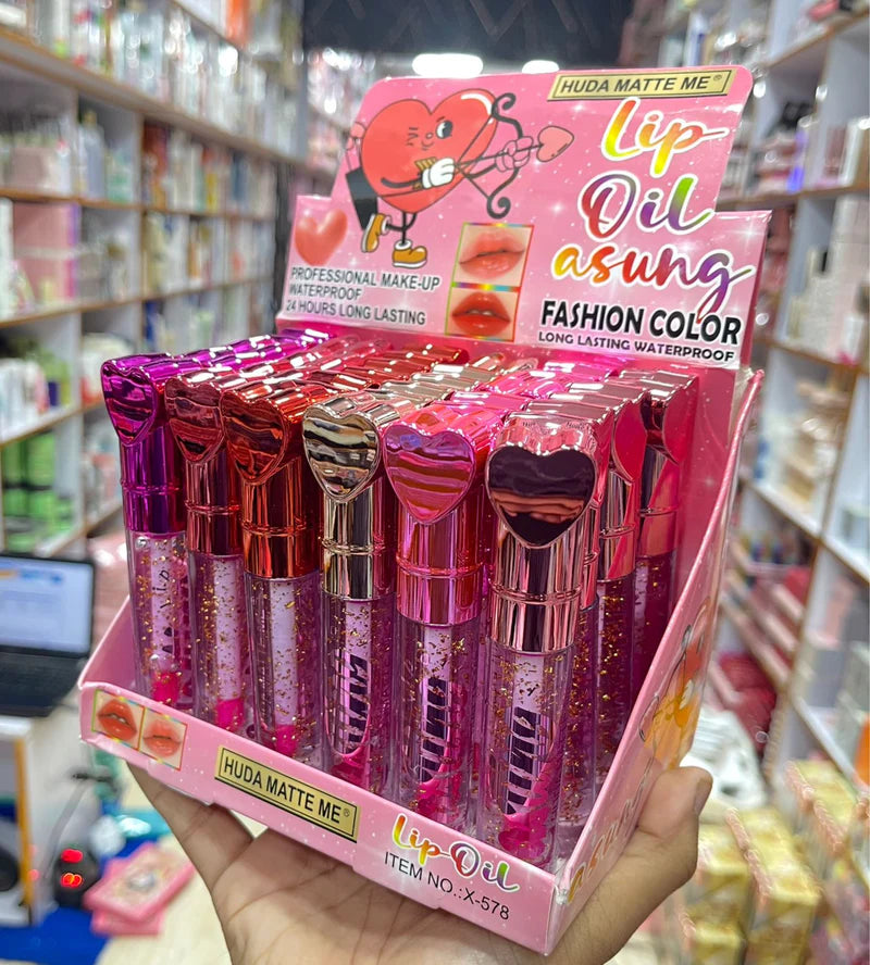 Huda Matte Me 1 PC Fashion Color Transparent Makeup Lipgloss