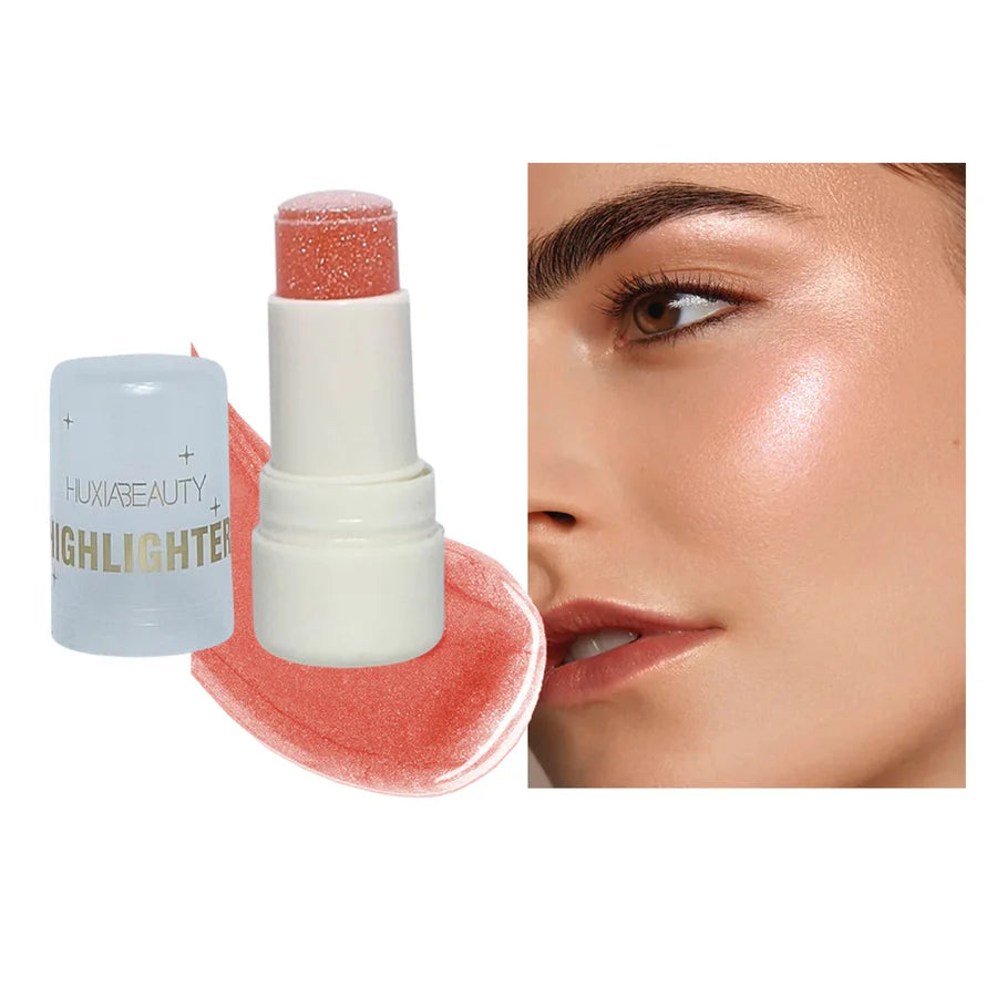 HUXIABEAUTY Shiny Jelly Glitter Stick: The Ultimate Dewy Highlighter