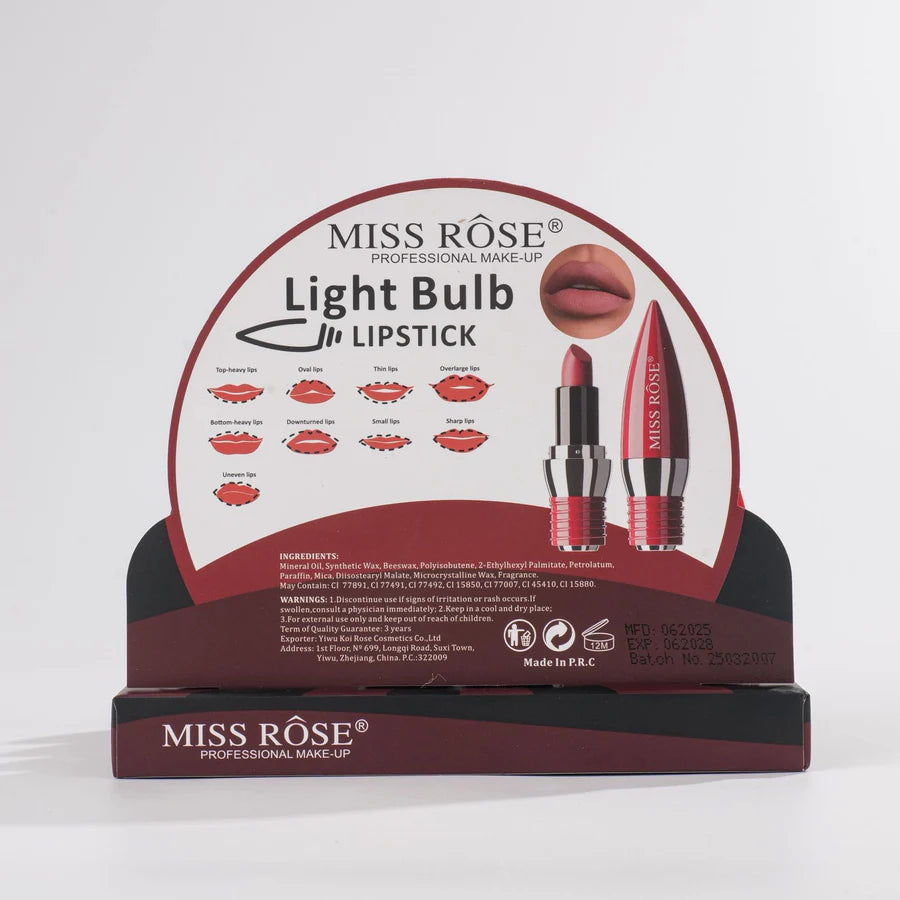 Miss Rose "Light Bulb" Matte Lipstick