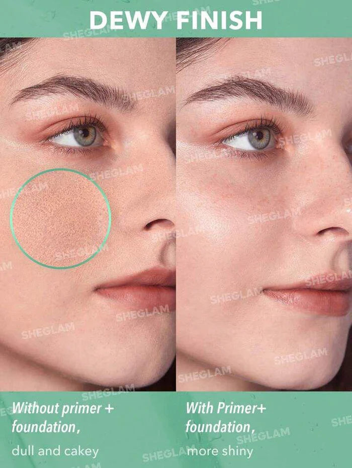 SHEGLAM Good Grip Hydrating Primer Oil Control Moisturising Primer Gek Smooth Fine Lines Oil And Silicone-Free Face Primer