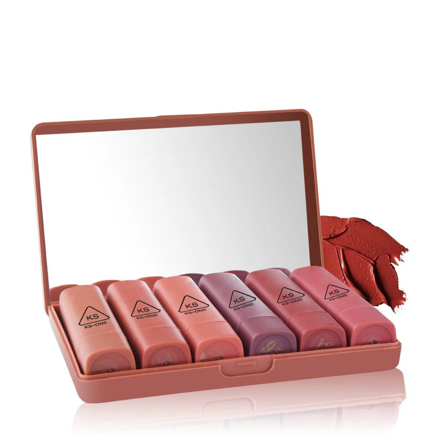 Pack of 6 Original KS ONE Mini Lipstick Set