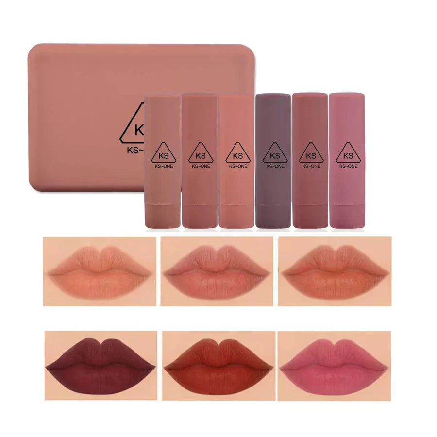 Pack of 6 Original KS ONE Mini Lipstick Set