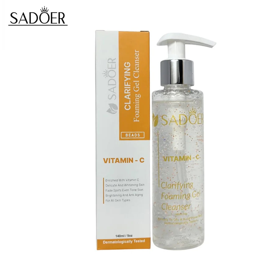 **SADOER Vitamin C Foaming Gel Cleanser 140ml**