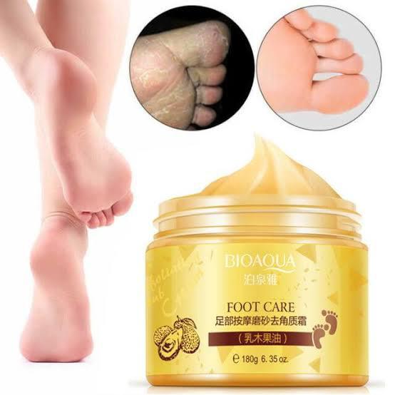 **BIOAQUA BQY7151 Shea Butter Foot Scrub Cream 180g**