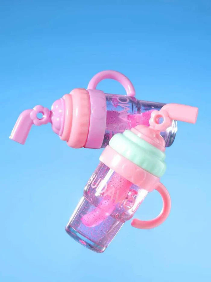 HUDAMOJI "Milk Tea Ice Cream" Lip Gloss Collection - Cute Bottle Design