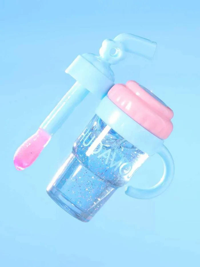 HUDAMOJI "Milk Tea Ice Cream" Lip Gloss Collection - Cute Bottle Design