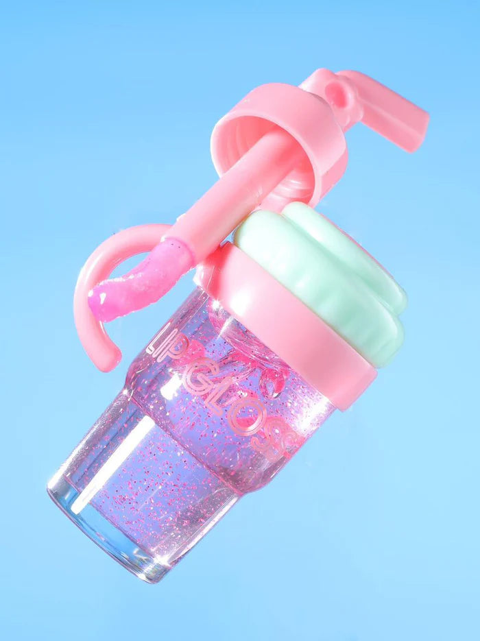 HUDAMOJI "Milk Tea Ice Cream" Lip Gloss Collection - Cute Bottle Design