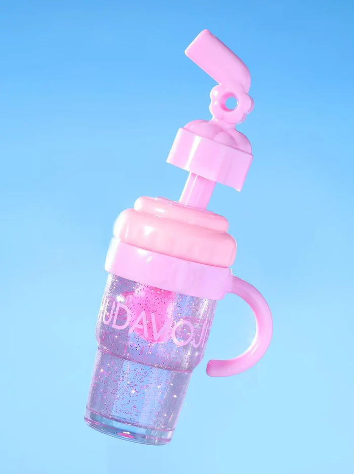 HUDAMOJI "Milk Tea Ice Cream" Lip Gloss Collection - Cute Bottle Design