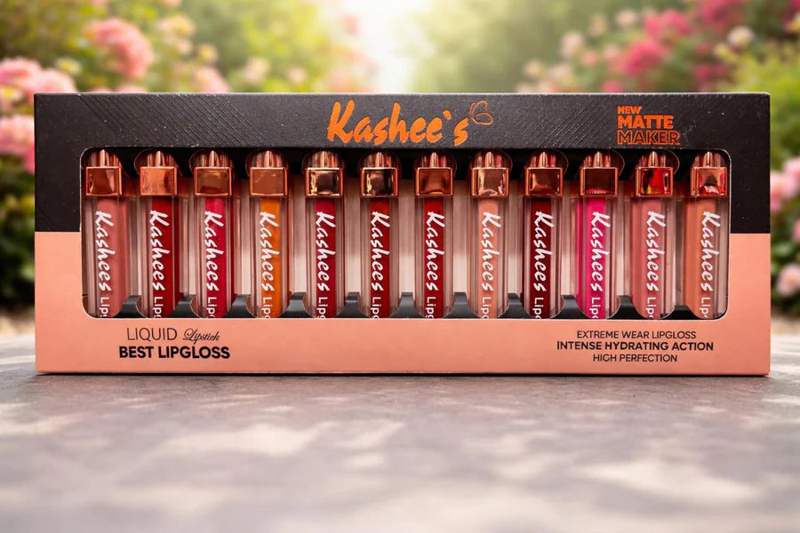 Kashee’s New Matte Maker Liquid Lipstick Set – 12 High-Perfection Shades