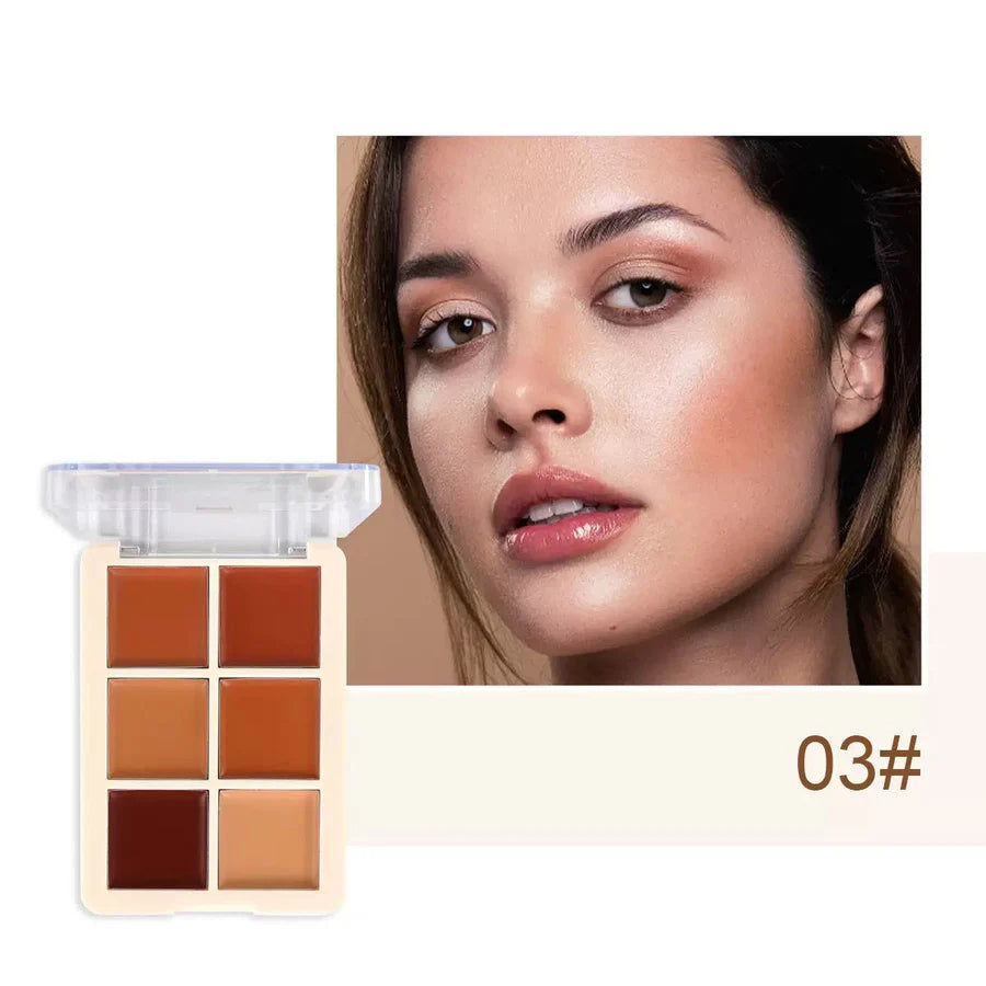 MSYAHO Professional Natural Concealer Palette Display