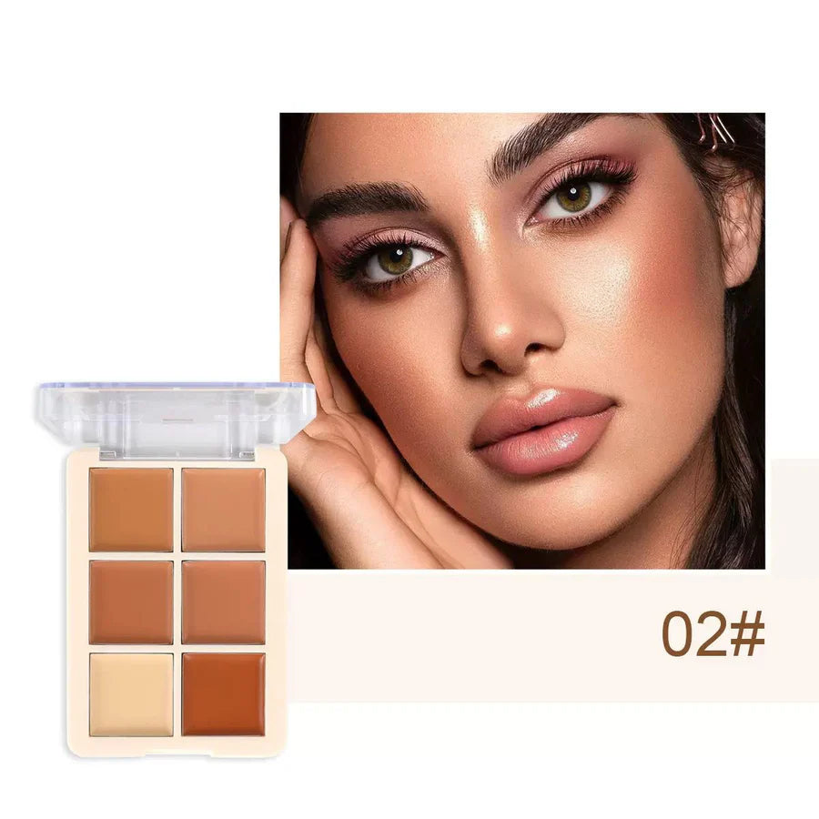 MSYAHO Professional Natural Concealer Palette Display