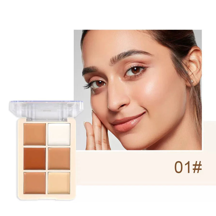 MSYAHO Professional Natural Concealer Palette Display