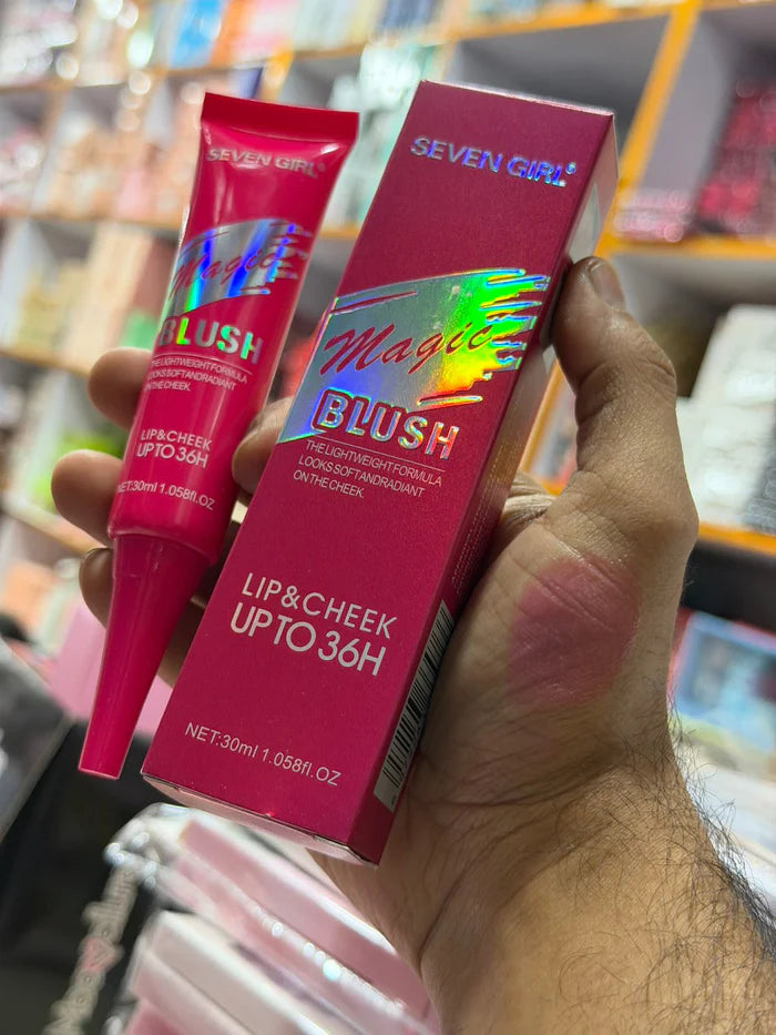 Seven Girl 2 in 1 Magic Blush Lip and Cheek tint upto 36Hours Long Lasting